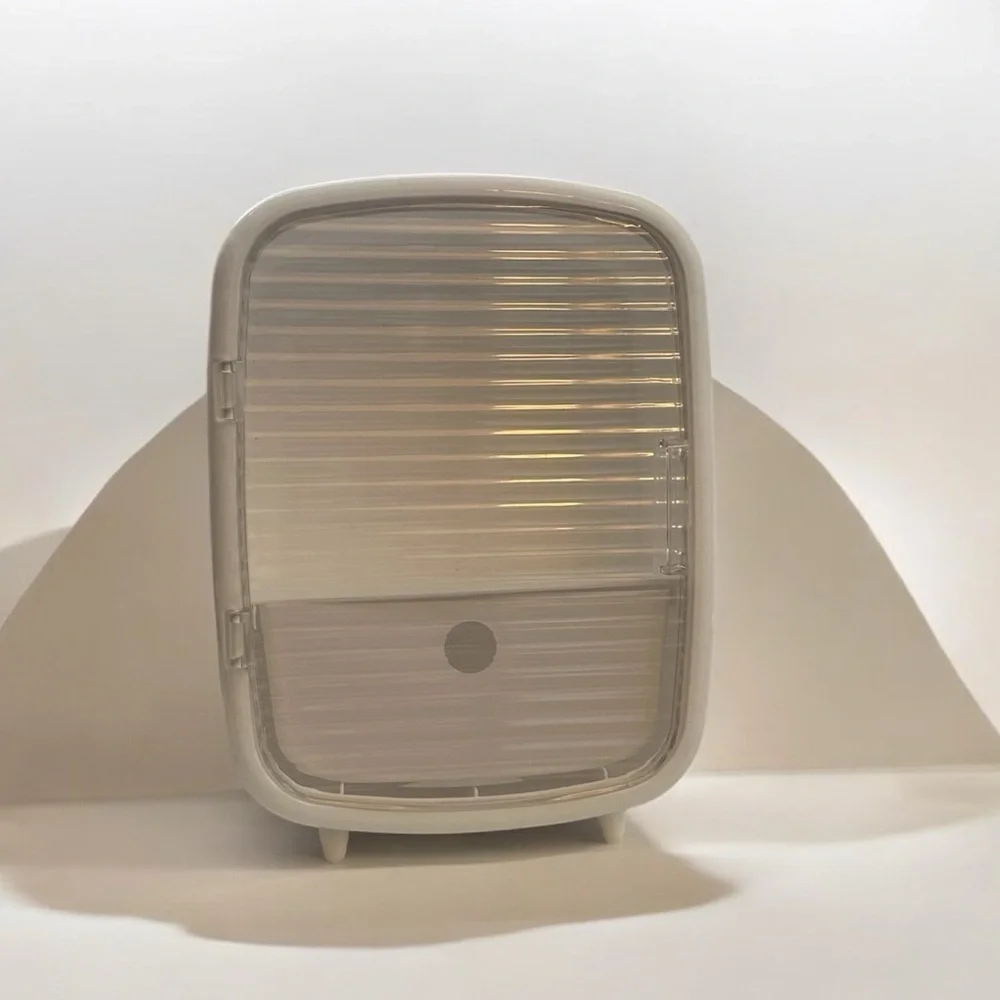 NEW Cosmetic Display Storage With Drawer - White - Bullseye Playground